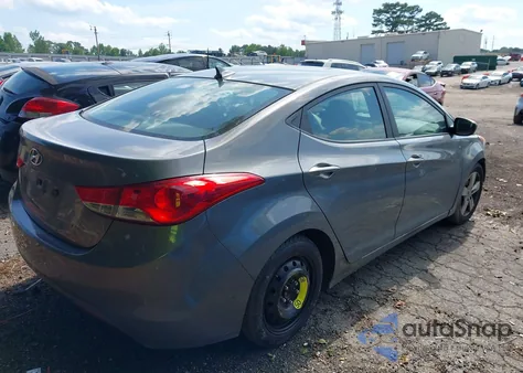 2013 Hyundai Elantra Gls из США, поврежденный, VIN 5NPDH4AE6DH352147
